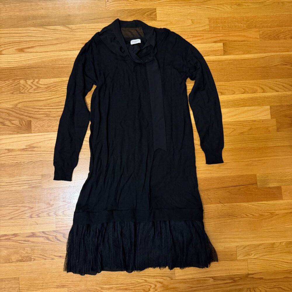 Lecoeur Twinset Twofer Tie-neck dress